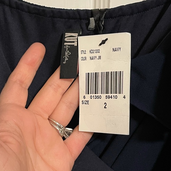 NWT Kut from the Kloth navy high-low dress - Picture 7 of 9